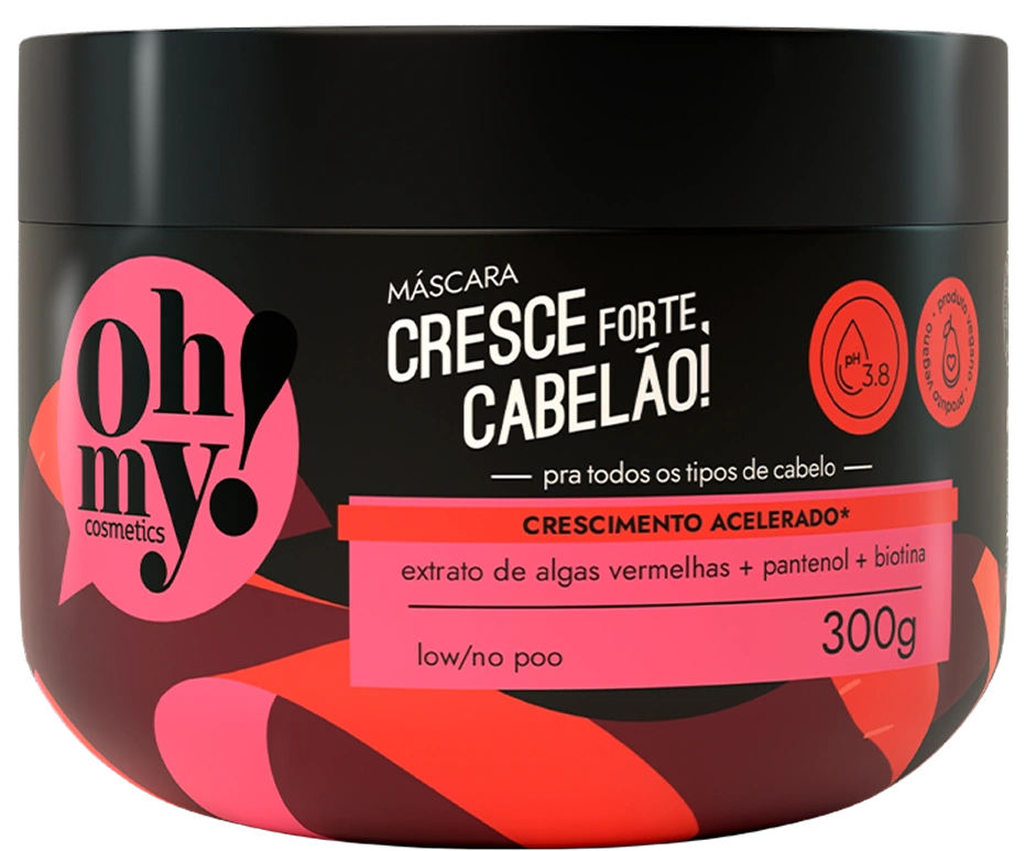Produto cresce forte cabelao