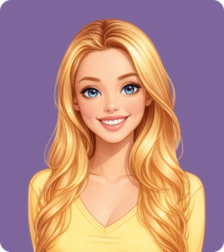 cabelo loiro fundo lilas