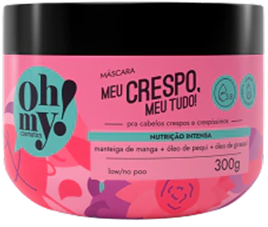 Máscara Meu crespo, meu tudo!