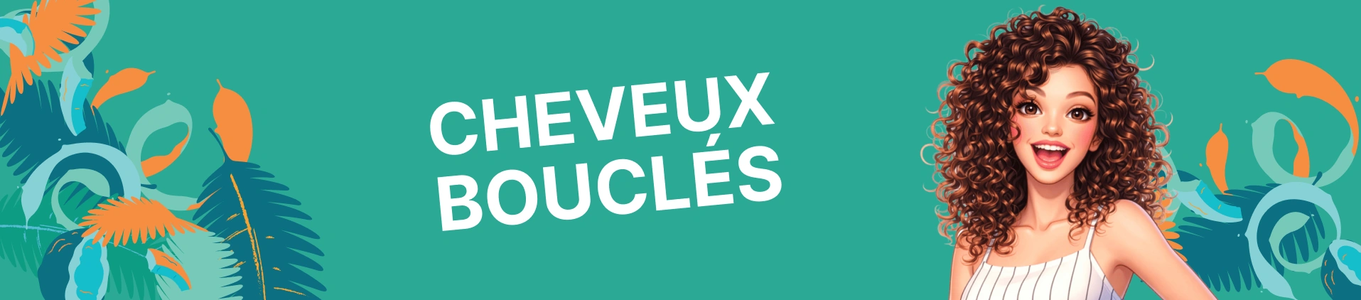 Cheveux bouclés